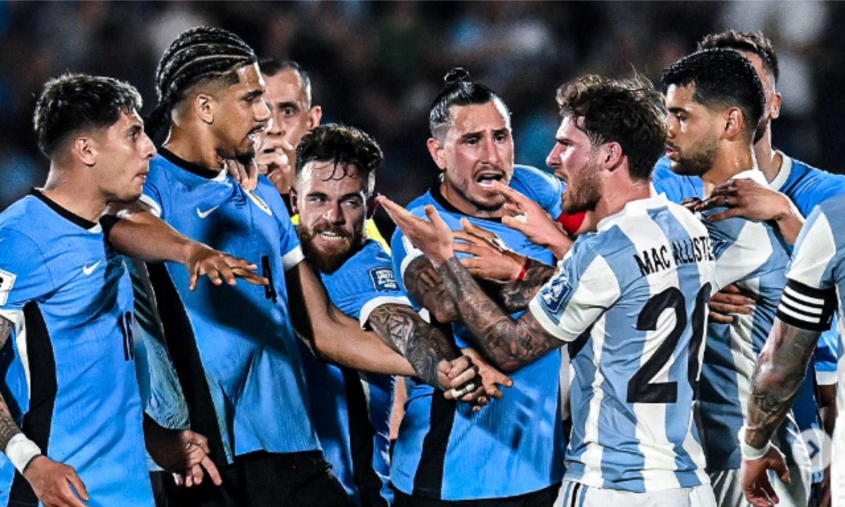 Duel Uruguay vs Argentina Diwarnai Keributan Antar Pemain <b>(IG: 433)</b>
