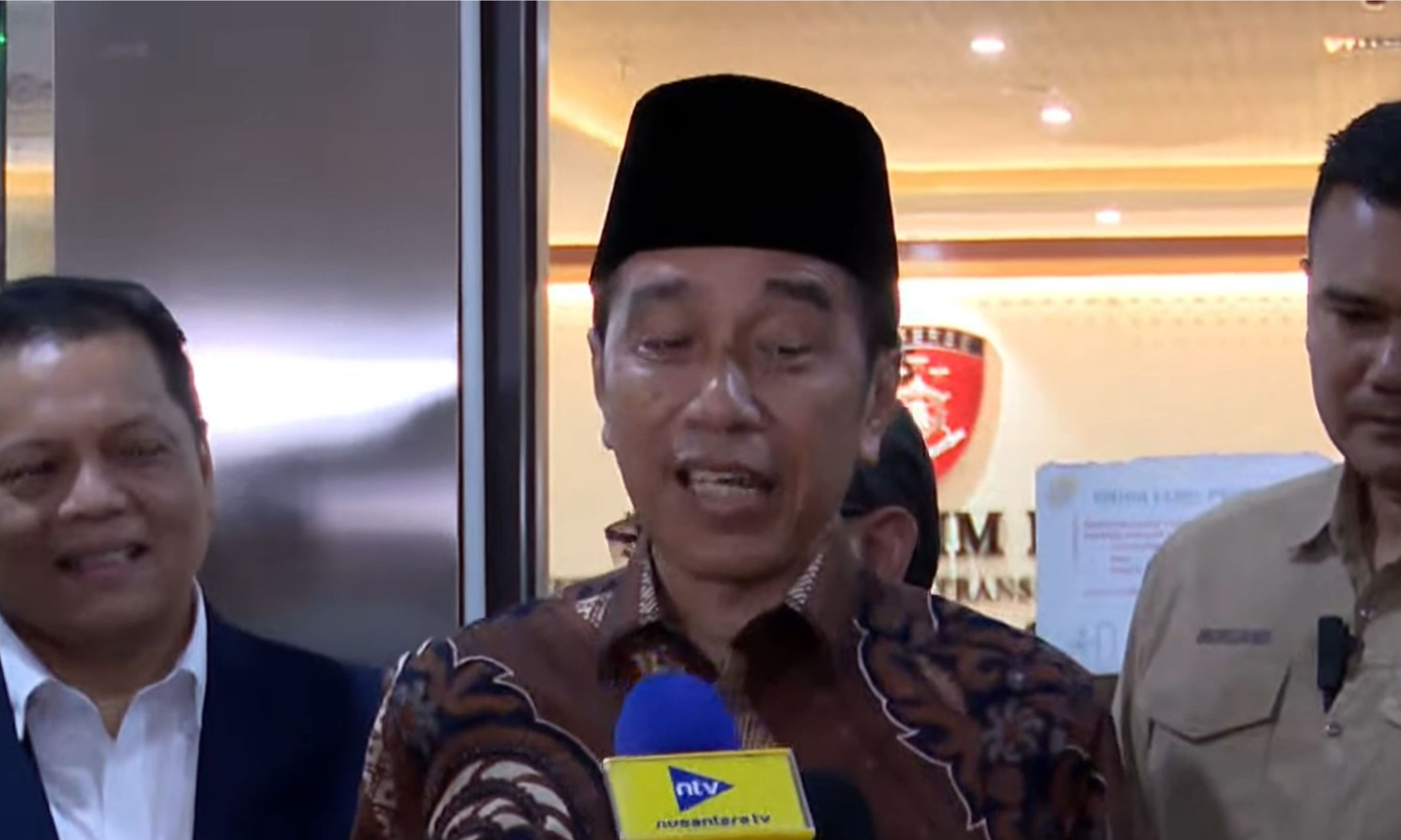 Jokowi di Bareskrim Polri <b>(NTV)</b>