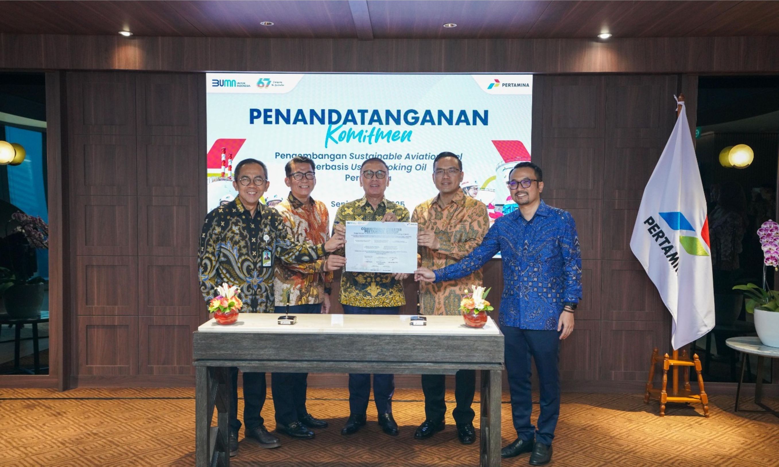 Pertamina Siap Ekspansi dan Replikasi Proyek Avtur Berbahan Minyak Jelantah di Kilang Dumai dan Balongan <b>(Istimewa)</b>