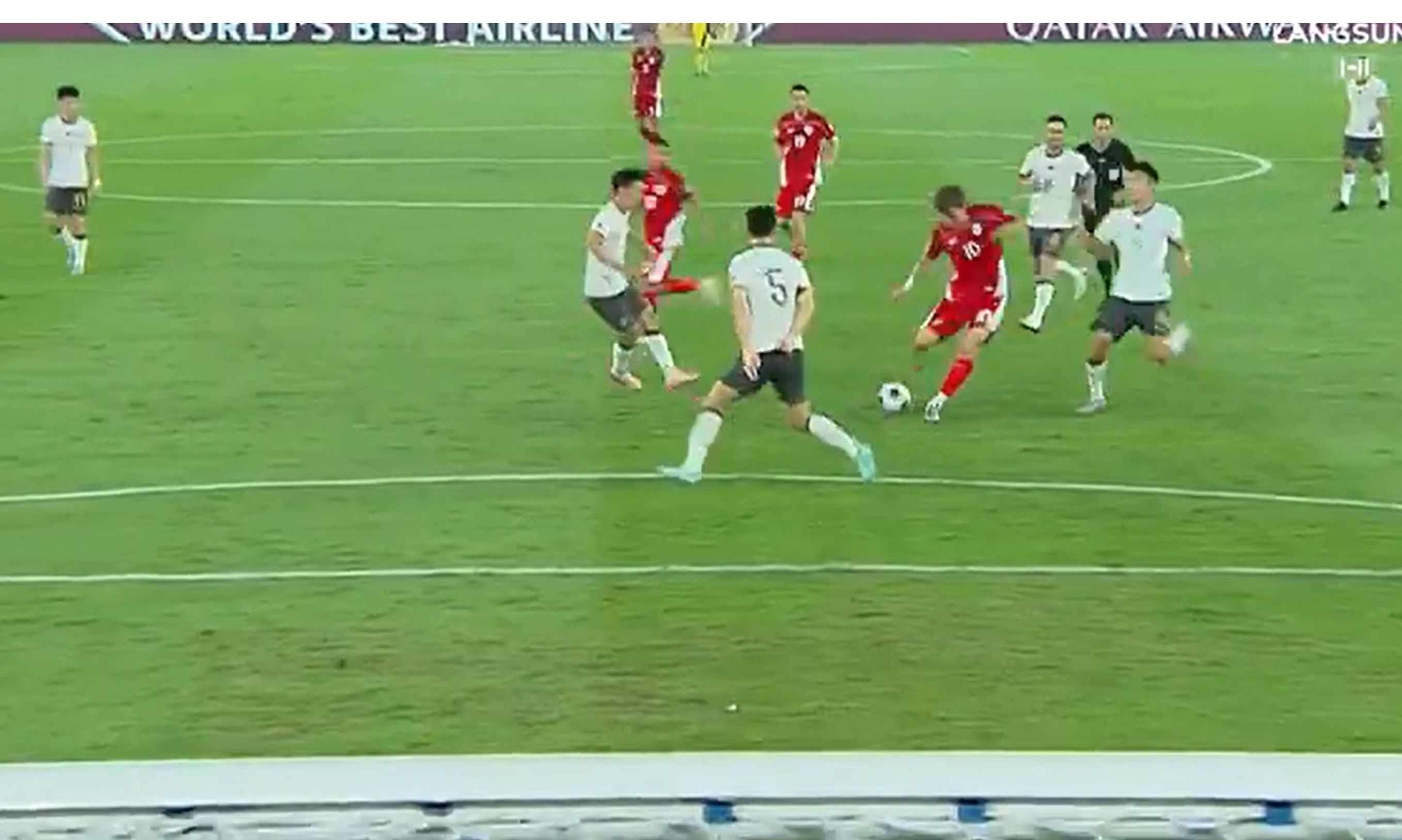 Timnas Indonesia vs China <b>(Tangkapan Layar)</b>