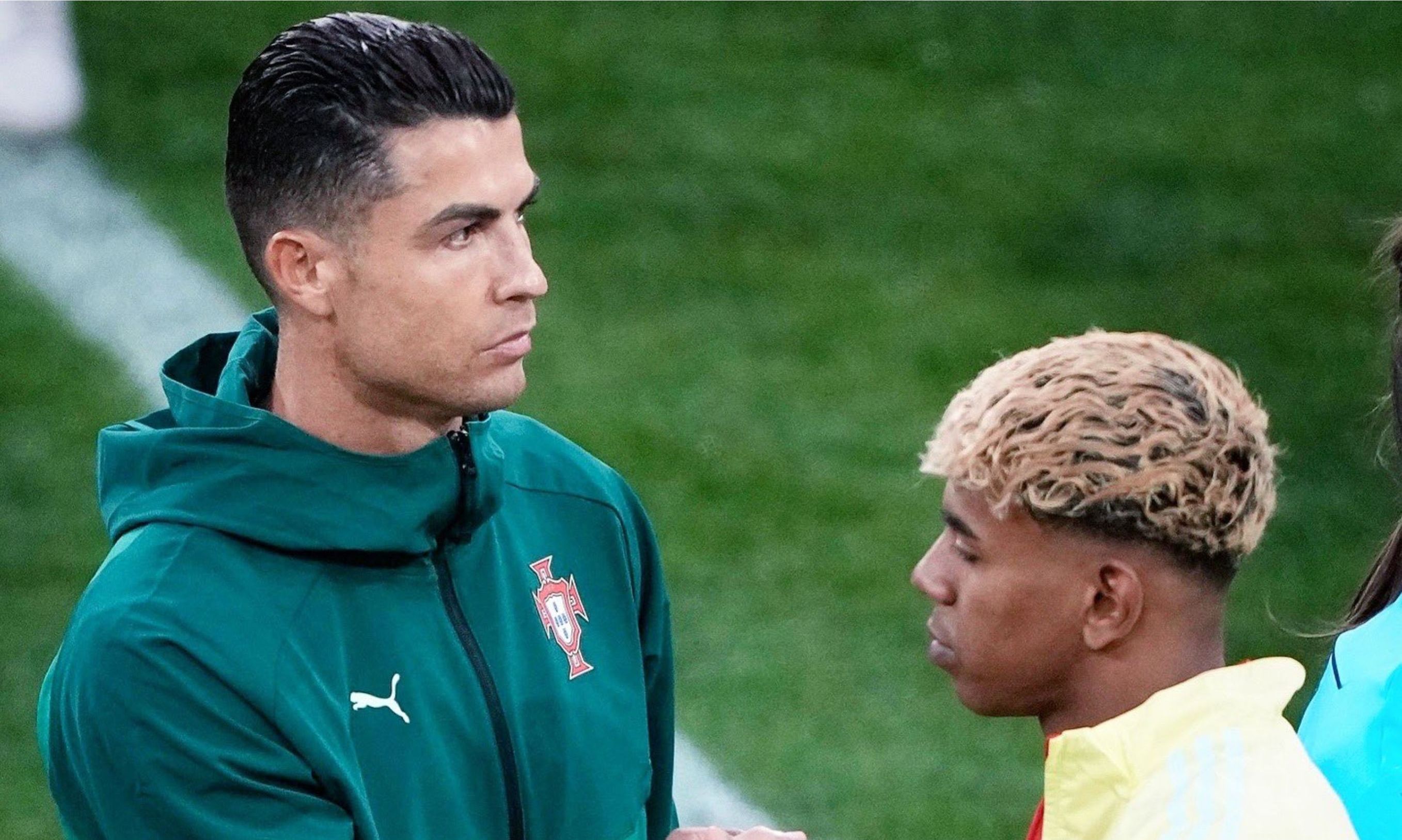 Cristiano Ronaldo dan Laminel Yamal <b>(X: Fabrizio Romano)</b>