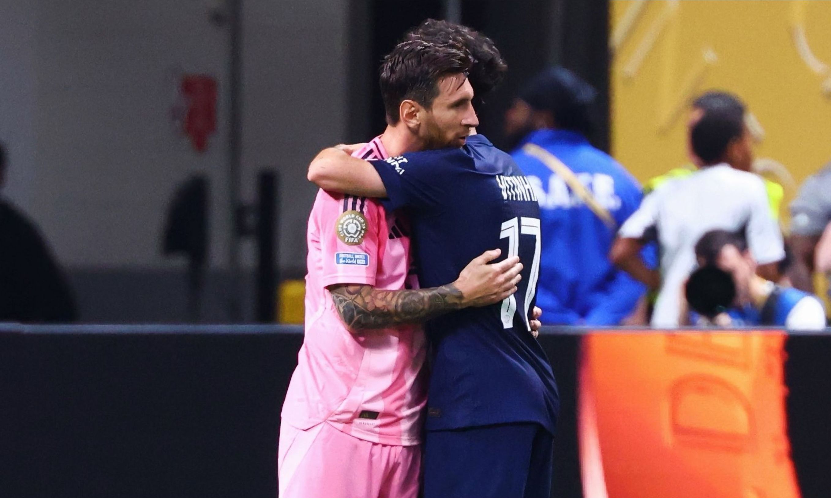 Lionel Mess (Kiri) dan Vitinha (Kanan) <b>(X: PSG)</b>