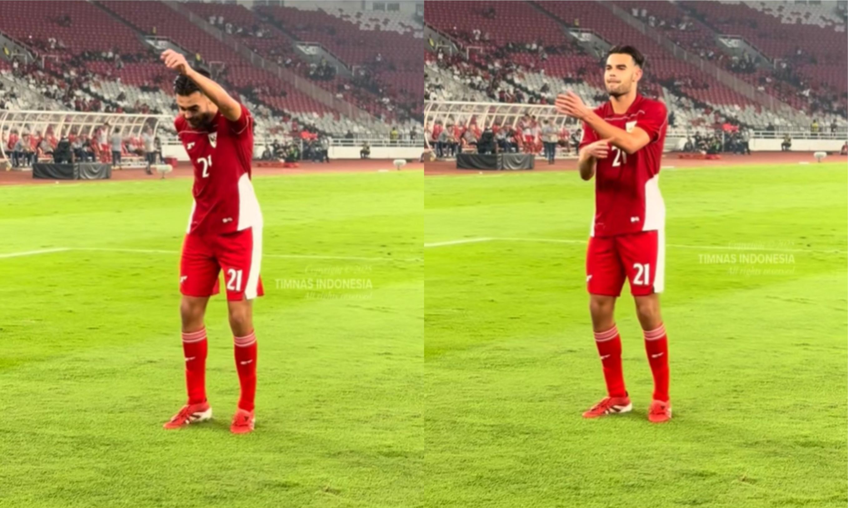 Jens Raven Selebrasi Pacu Jalur <b>(TikTok: Timnas Indonesia)</b>