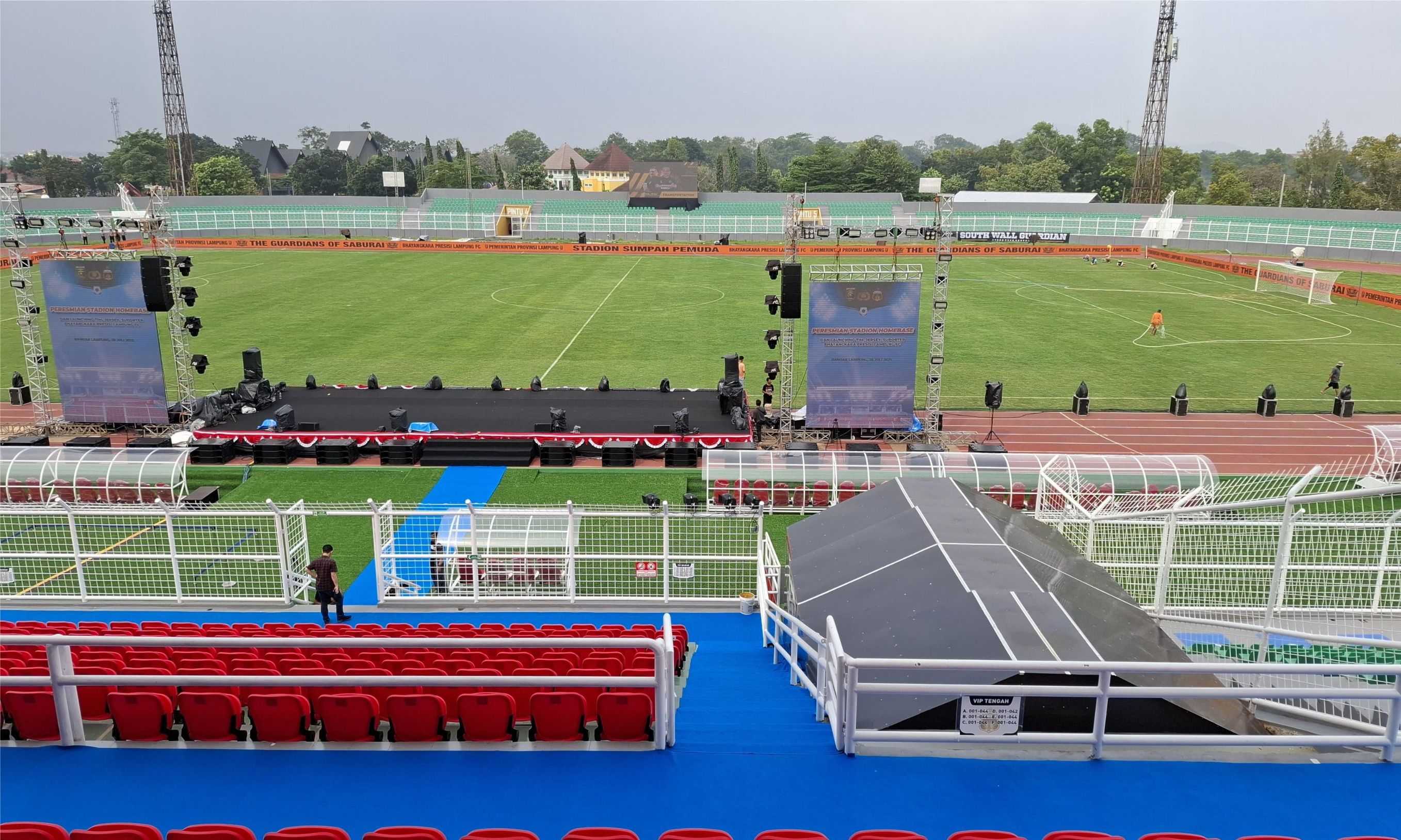 Stadion Sumpah Pemuda Markas Bhayangkara Presisi Lampung FC <b>(Zaki Islami/ NTV News)</b>