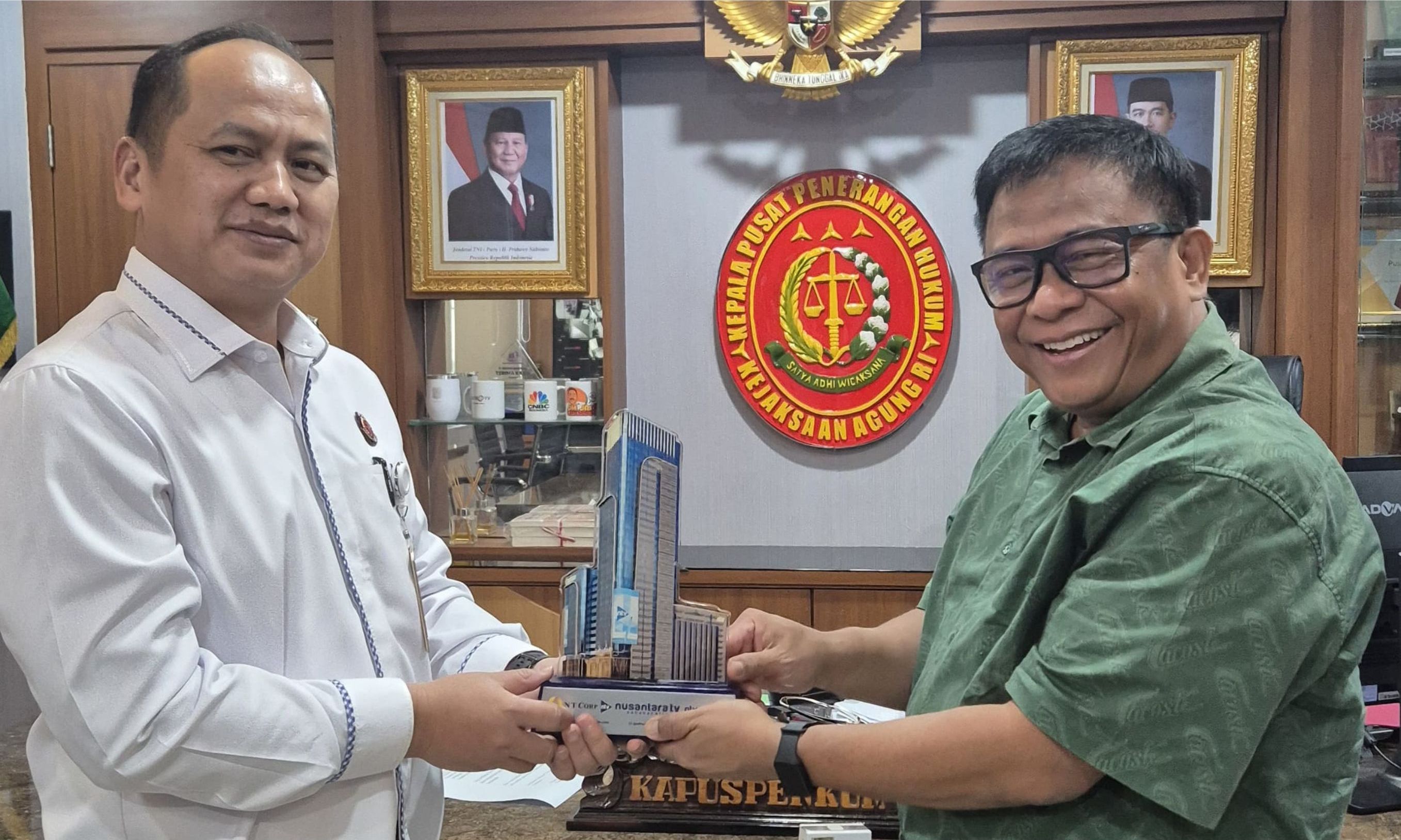 Audiensi Kejaksaan Agung dengan Nusantara TV <b>(Istimewa)</b>