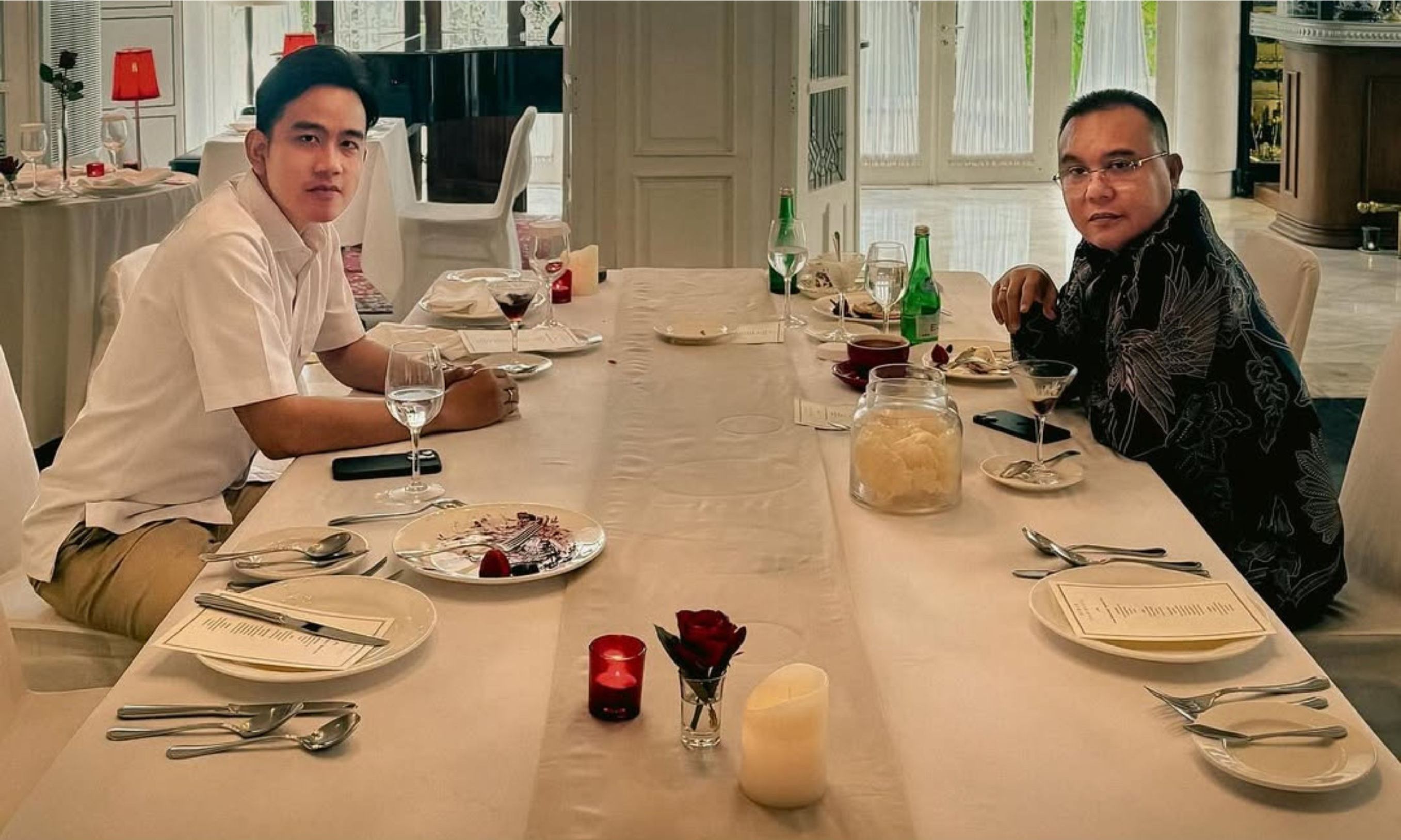 Wakil Presiden Gibran dan Wakil Ketua DPR RI Sufmi Dasco Ahmad <b>(IG: Gibran)</b>