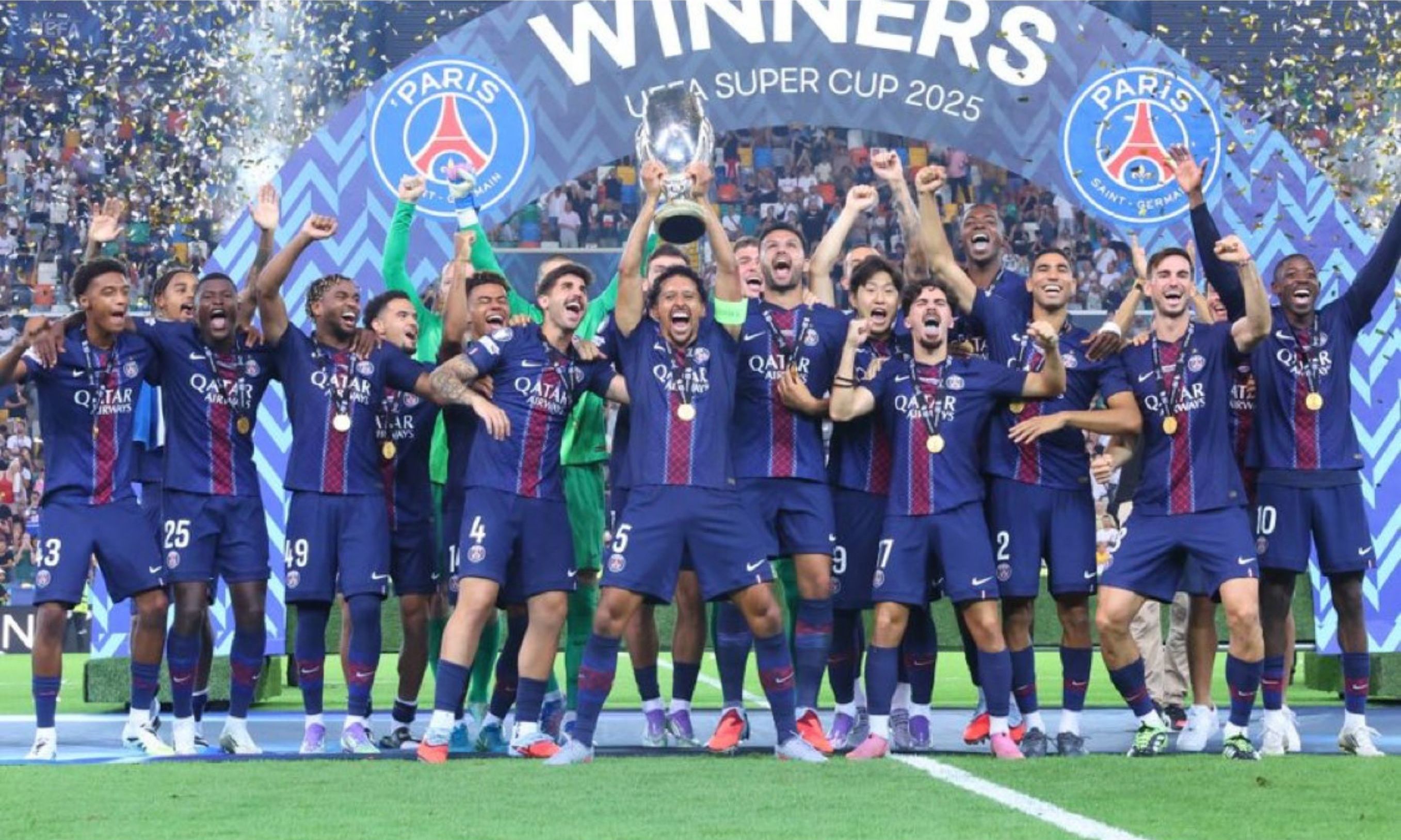 PSG Juara Piala Super Eropa <b>(X: PSG)</b>