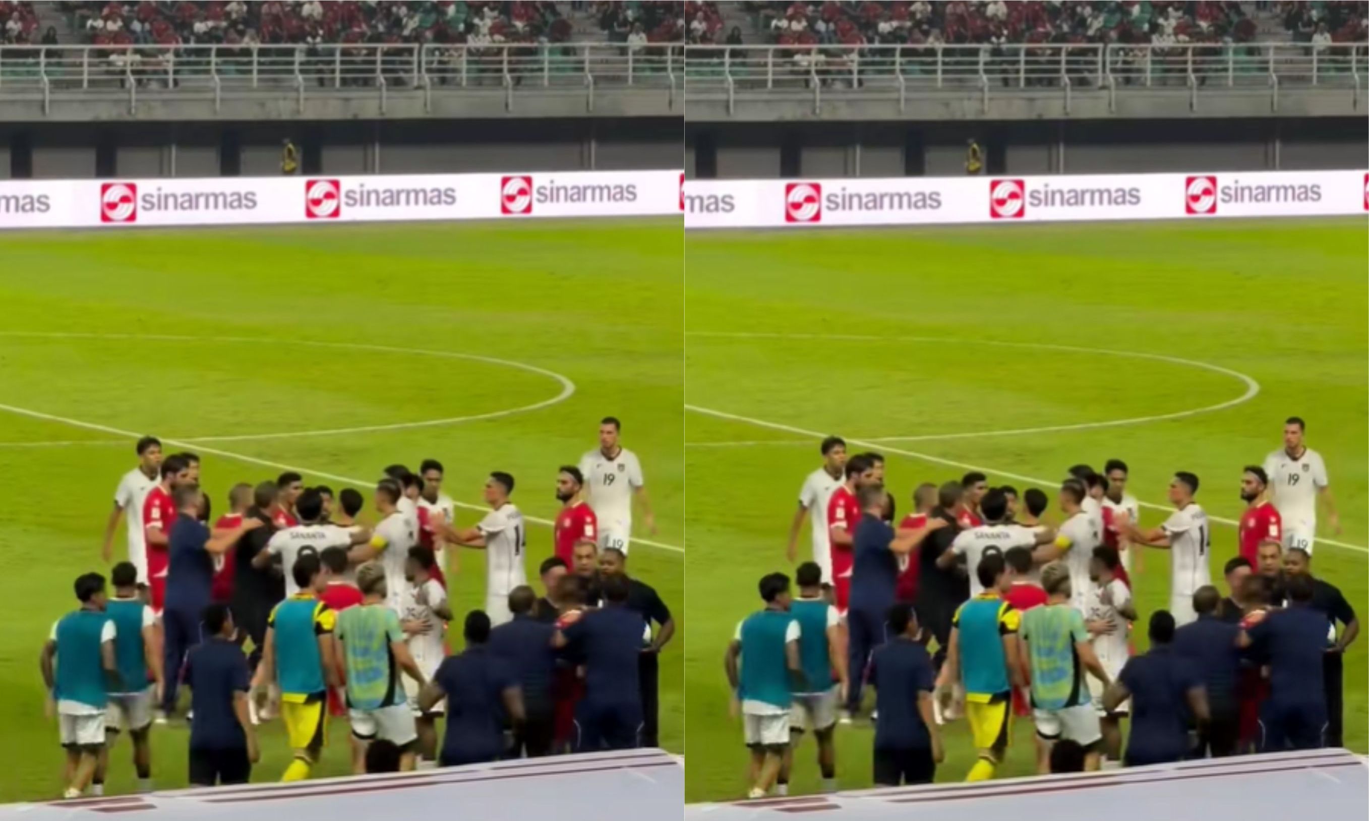 Duel Timnas Indonesia vs Lebanon Diwarnai Ribut Antar Pemain <b>(TikTok: 4ktual.ii)</b>