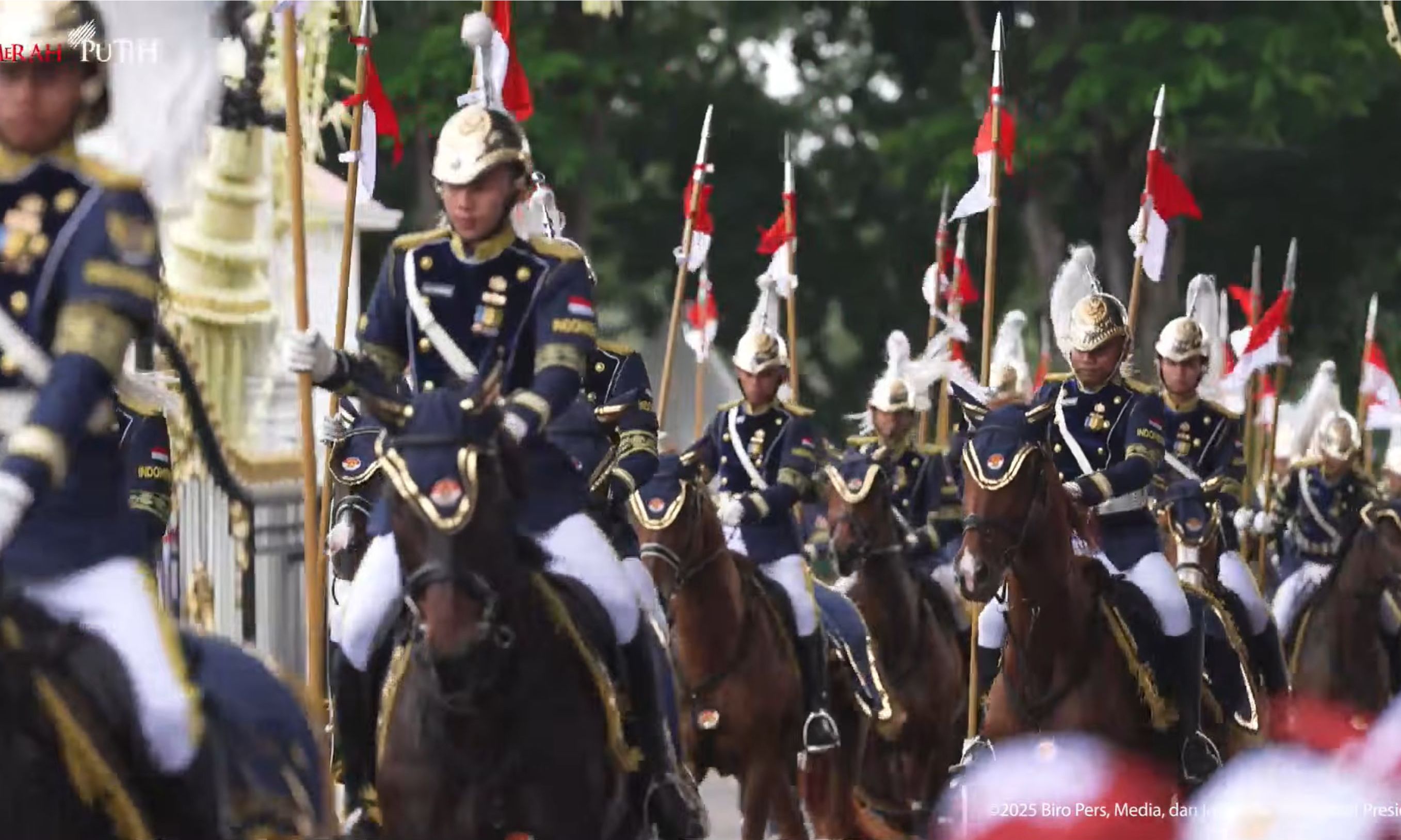 Pasukan Kuda Penyambut Raja Abdullah II <b>(Youtube)</b>