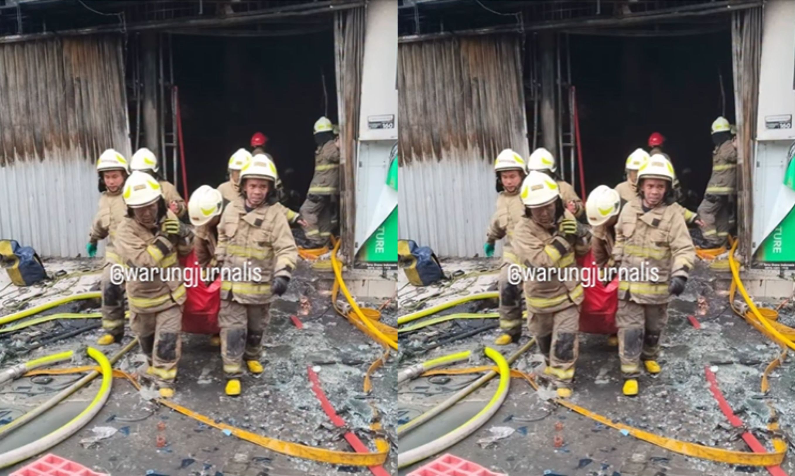 Toko Drone di Kemayoran Terbakar, 15 Karyawan Terjebak <b>(IG: warungjurnalis)</b>