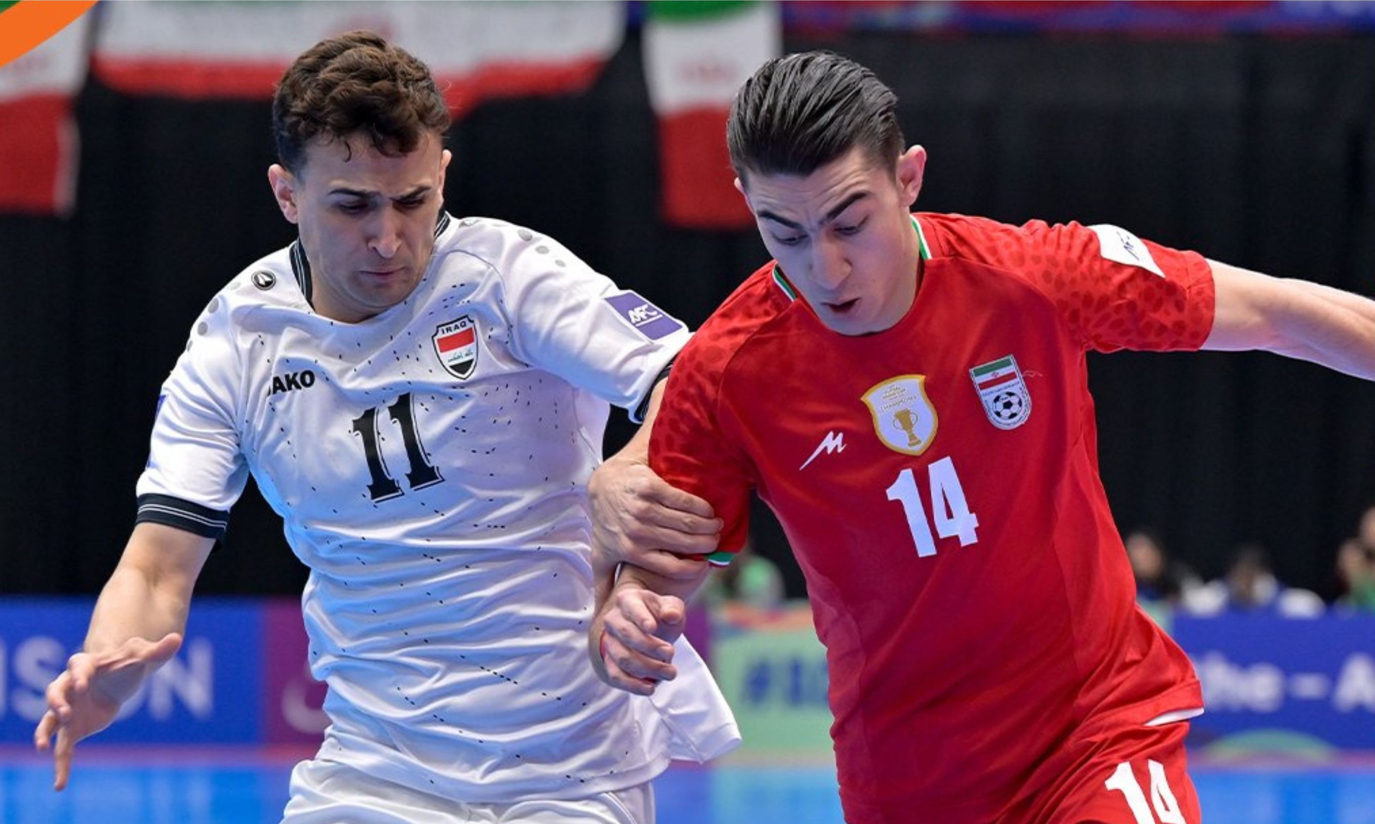 Irak vs Iran <b>(X: @afcasiancup)</b>