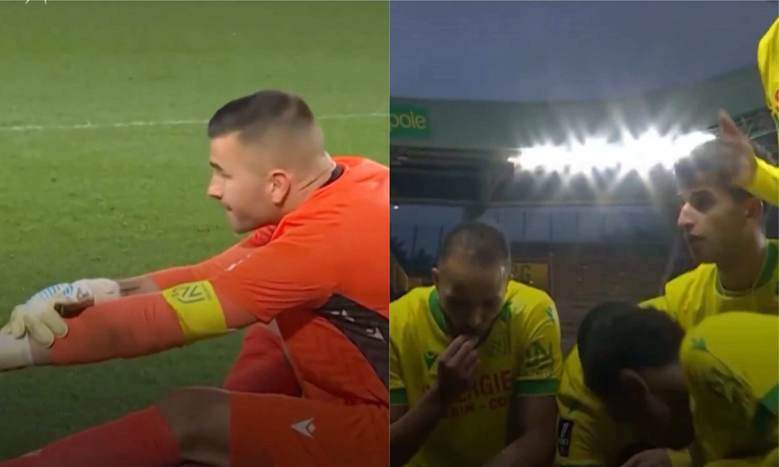Beri Kesempatan Rekan Setim Buka Puasa, Kiper FC Nantes Pura-pura Cedera <b>(Istimewa)</b>