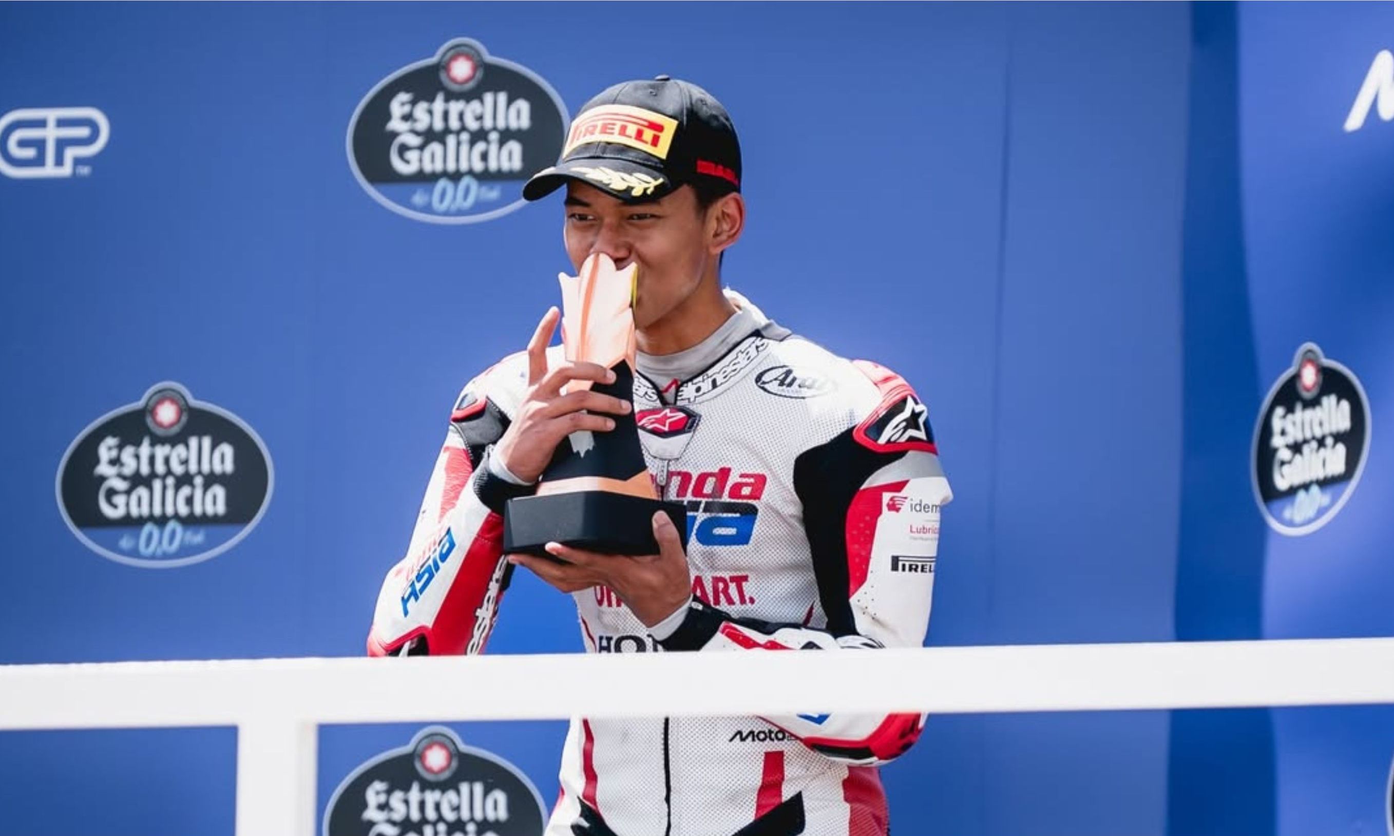 Veda Ega Pratama Raih Podium ketiga di Moto3 Brasil <b>(IG: Veda Ega Pratama)</b>