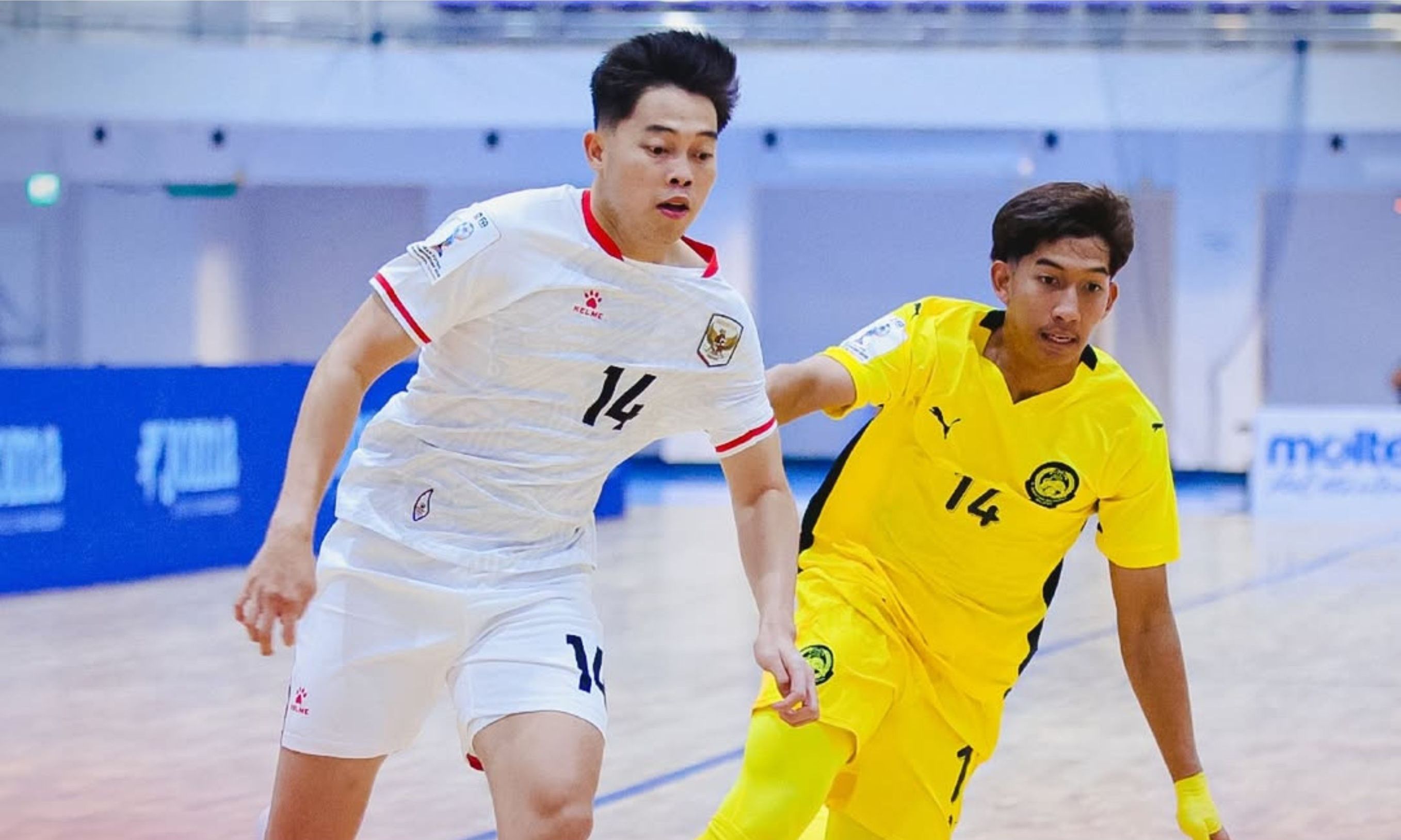 Timnas Futsal Indonesia vs Malaysia <b>(IG: Asean Futsal)</b>