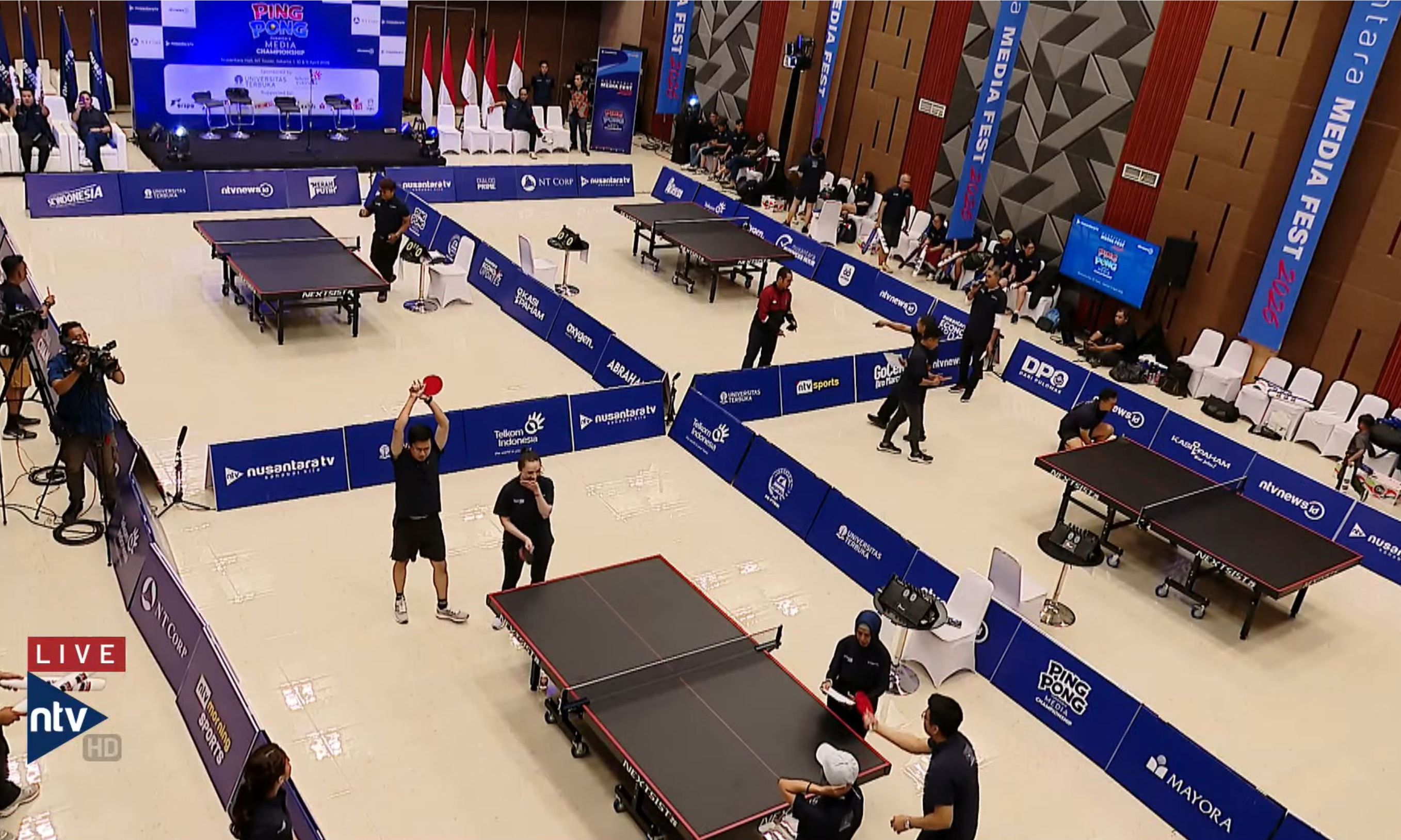 Turnamen Ping Pong Media Championship <b>(NTV )</b>