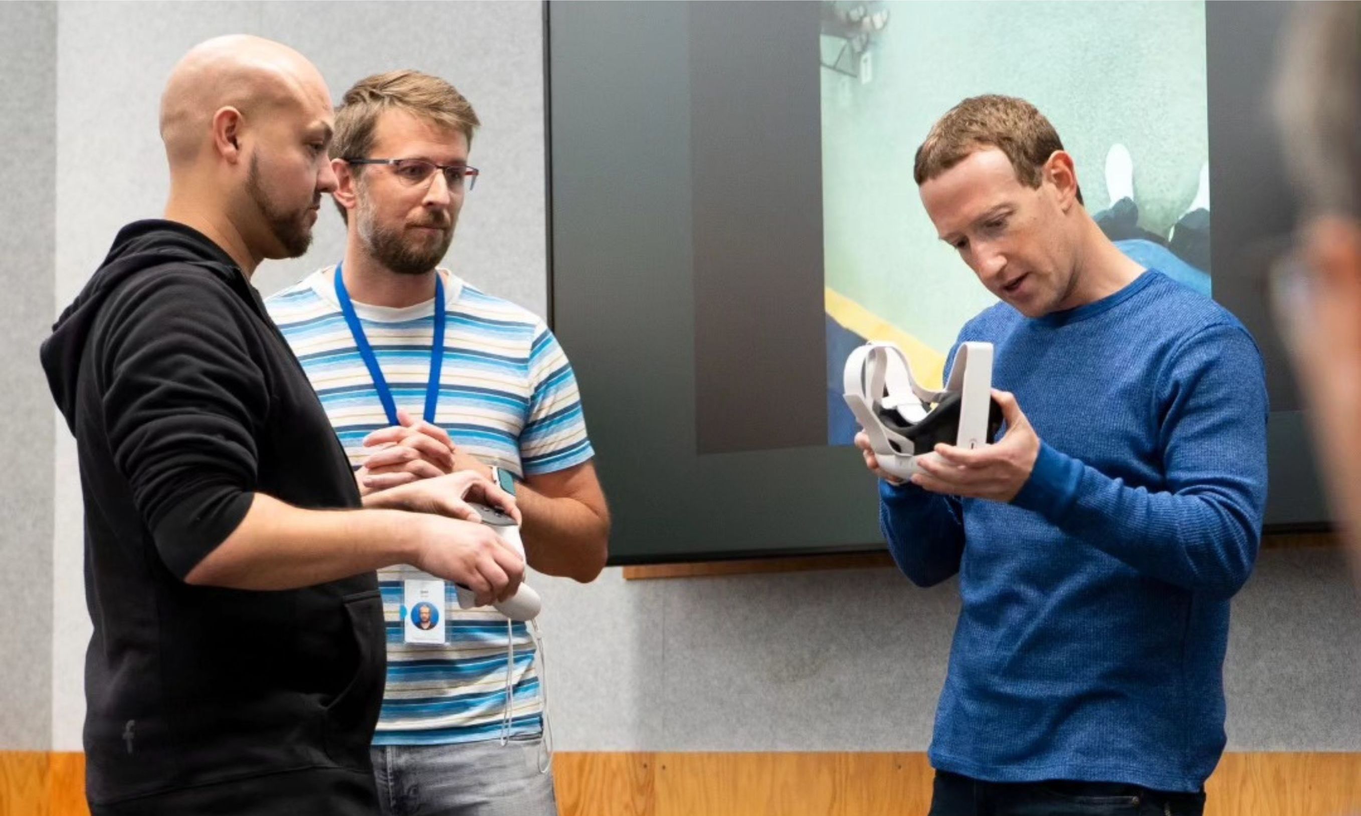 Beberapa momen saat merakit dan bermain dengan Quest 3 selama setahun terakhir. Ini benar-benar sebuah terobosan dalam menghadirkan realitas campuran bagi semua orang. <b>(IG: zuck)</b>