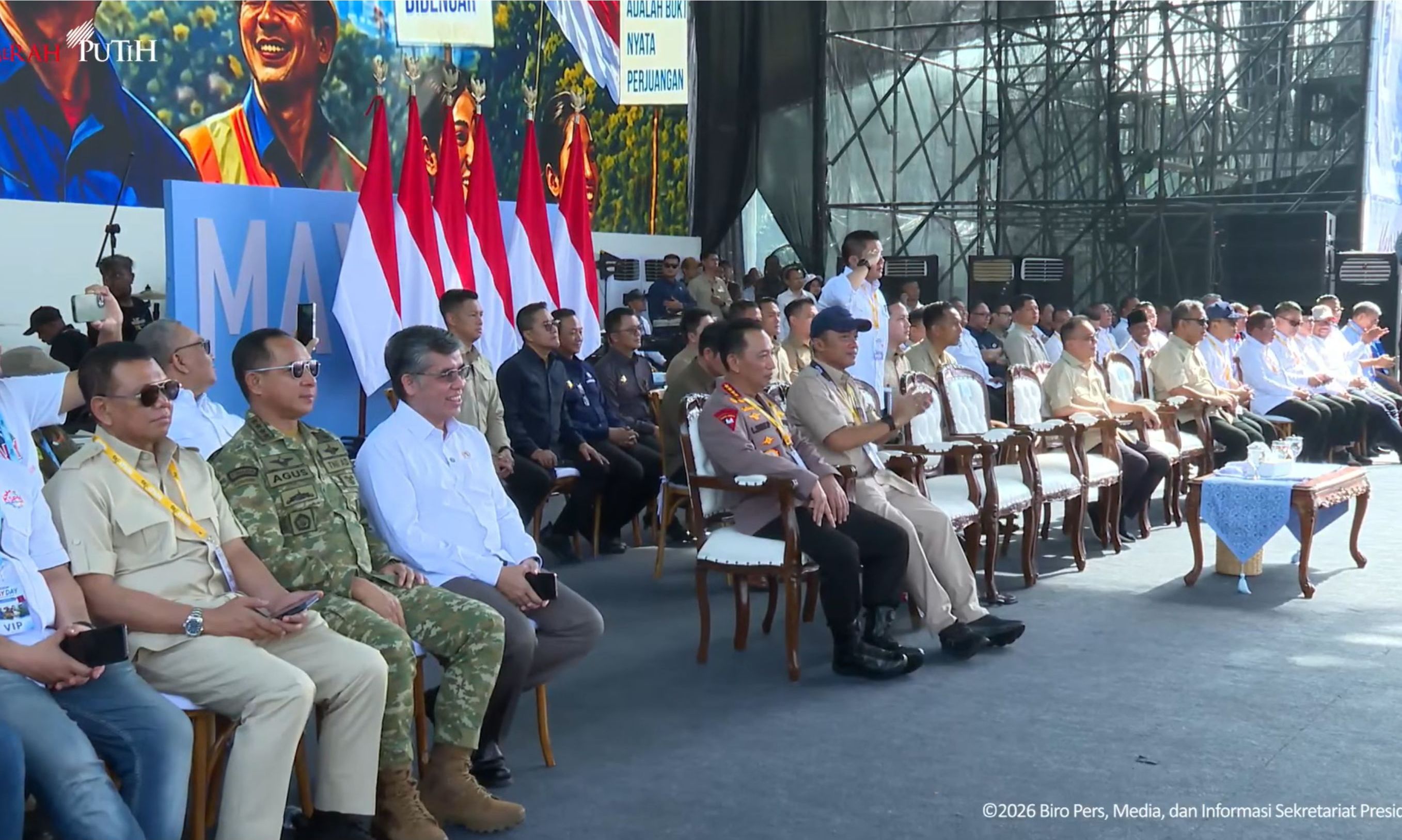 Prabowo Kesal Emak-emak Teriak saat Sebut Nama Teddy: Gue Presidennya <b>(Tangkapan Layar)</b>