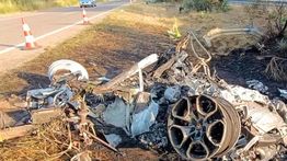 Penampakan Mobil Lamborghini Diogo Jota Hangus Terbakar Usai Kecelakaan Mengerikan