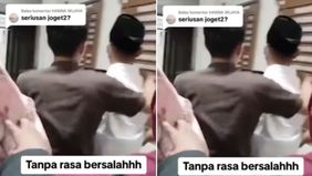 Terdakwa penipuan umrah berinisial ZLN (39) joget-joget di depan korban setelah divonis 3 tahun penjara. Hal ini menjadi viral di media sosial.