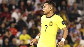 Faisal Halim, pemain Timnas Malaysia yang disiram air keras di salah satu pusat perbelanjaan di Petaling Jaya. 