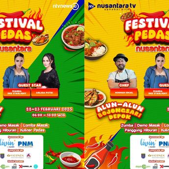 Rayakan Kuliner Khas Indonesia, NTV Gelar Festival Pedas Nusantara di Depok