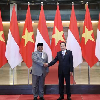 Prabowo Bertemu Ketua Majelis Nasional Vietnam, Bahas Potensi Kerja Sama Kedua Negara