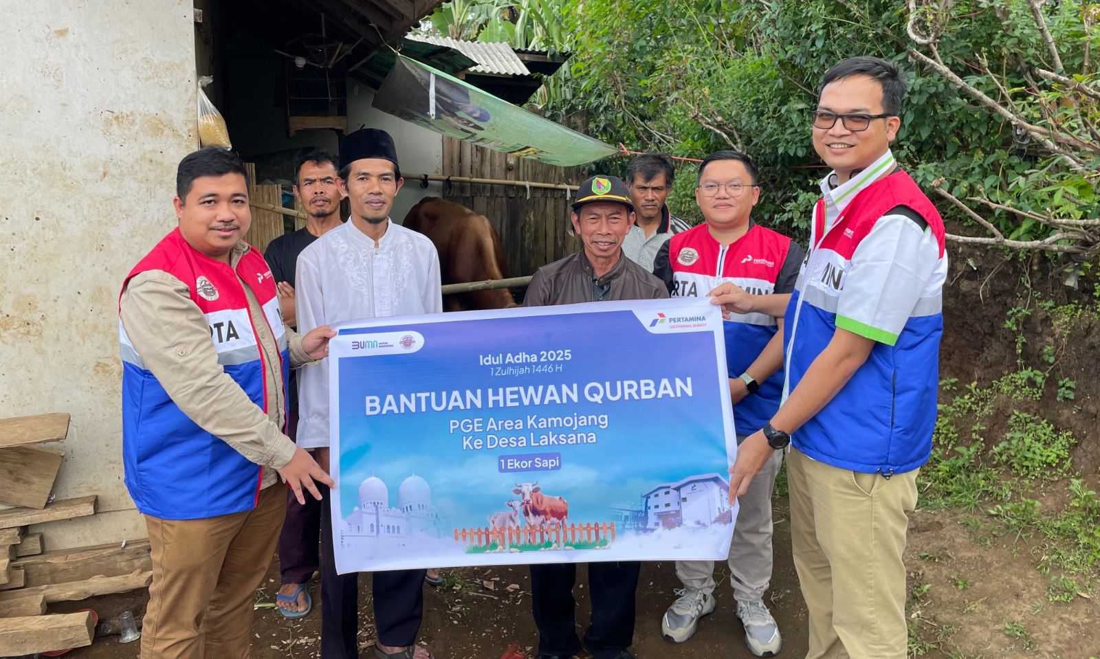 Pertamina Group menyalurkan lebih dari 3.886 hewan kurban ke seluruh wilayah di Indonesia, hingga ke pelosok negeri. <b>(Pertamina)</b>