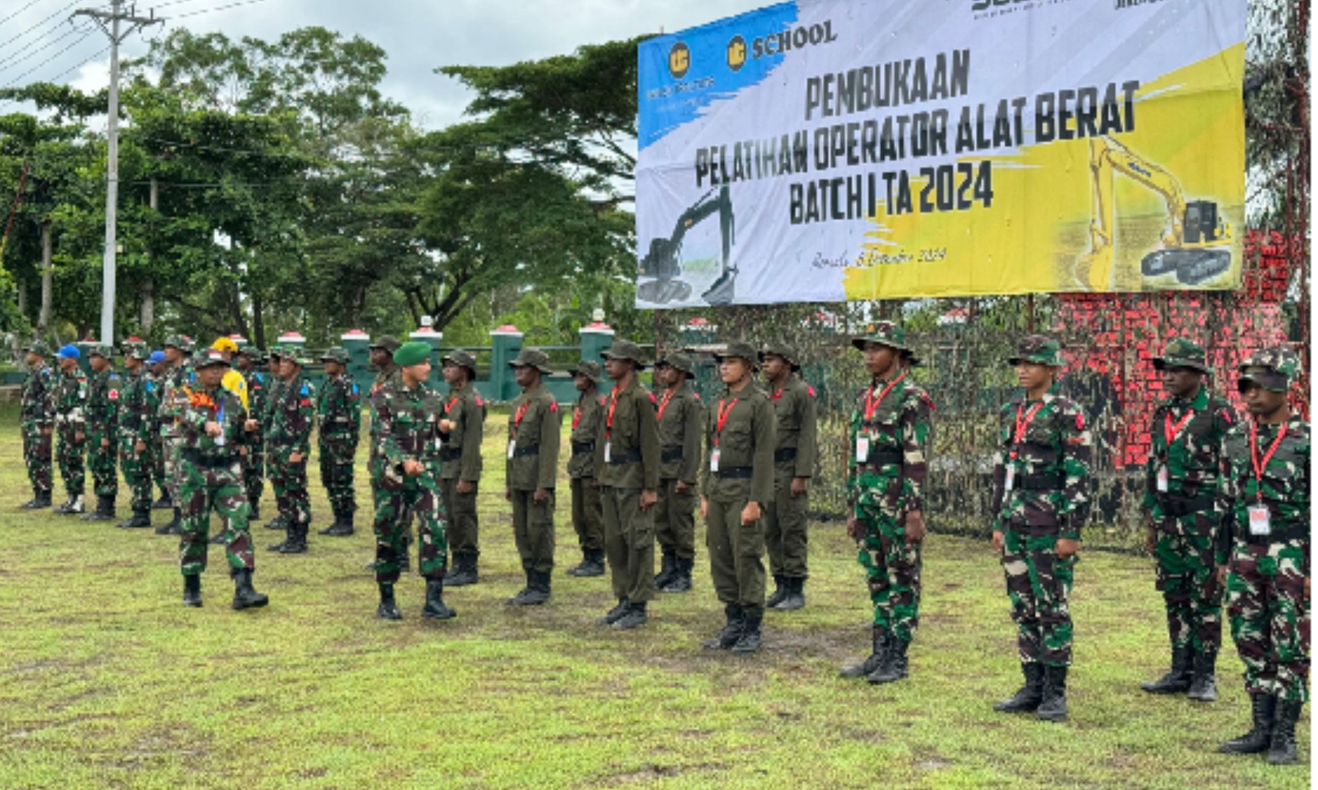 Dukung Program Ketahanan Pangan, UT School Berikan Pelatihan Alat Berat di Merauke <b>(Istimewa)</b>