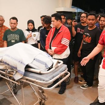 Erick Thohir Sampaikan Duka ke Suporter Ultras Garuda