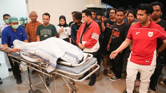 Erick Thohir Sampaikan Duka ke Suporter Ultras Garuda