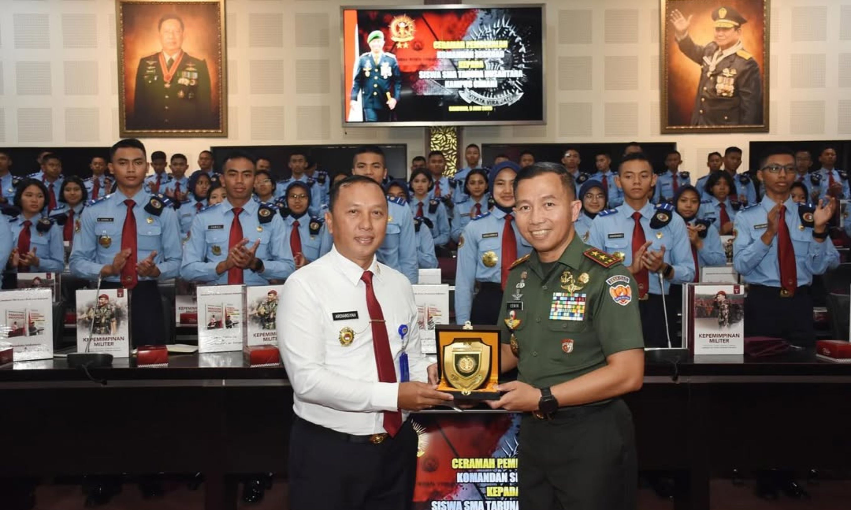 Komandan Seskoad Beri Pembekalan Inspiratif untuk Siswa SMA Taruna Nusantara Cimahi <b>(Istimewa)</b>