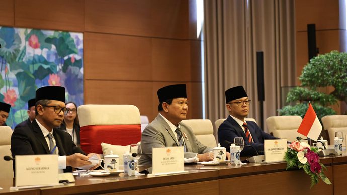 Prabowo Bertemu Ketua Majelis Nasional Vietnam, Bahas Potensi Kerja Sama Kedua Negara <b>(Istimewa)</b>