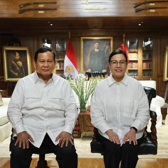 Unggah Foto Bareng, Sri Mulyani Beri Ucapan Selamat Ulang Tahun Untuk Prabowo