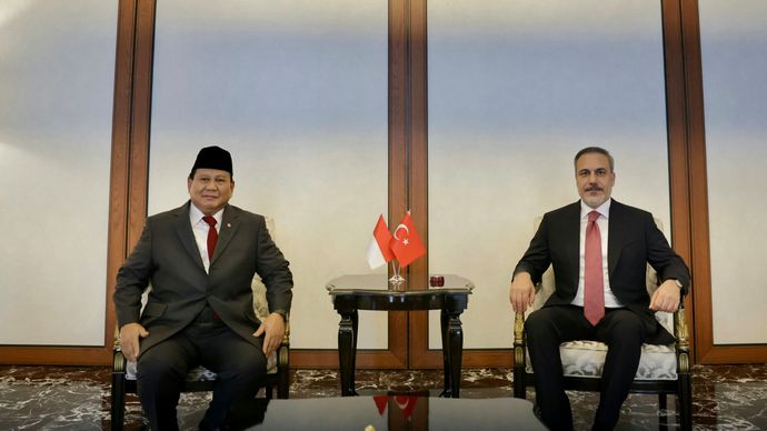 Prabowo dan Menlu Turki Bahas Kerjasama Bilateral Situasi Geopolitik