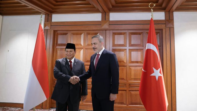 Prabowo dan Menlu Turki Bahas Kerjasama Bilateral Situasi Geopolitik <b>(Istimewa)</b>