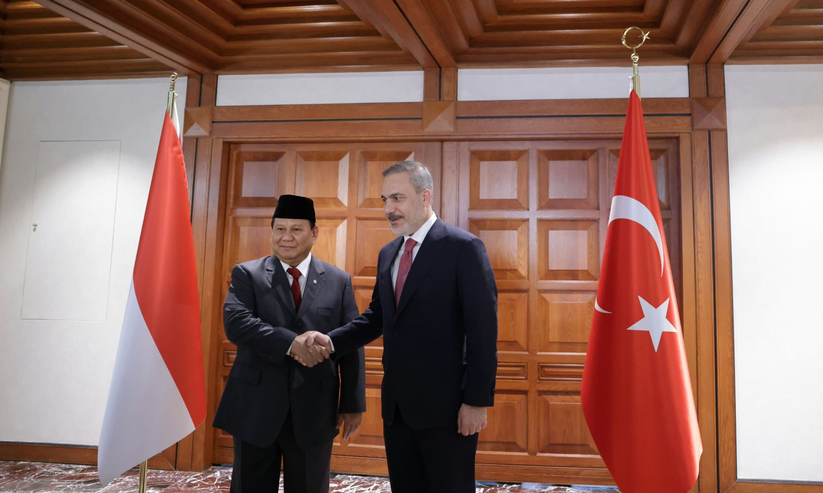 Prabowo dan Menlu Turki Bahas Kerjasama Bilateral Situasi Geopolitik <b>(Istimewa)</b>