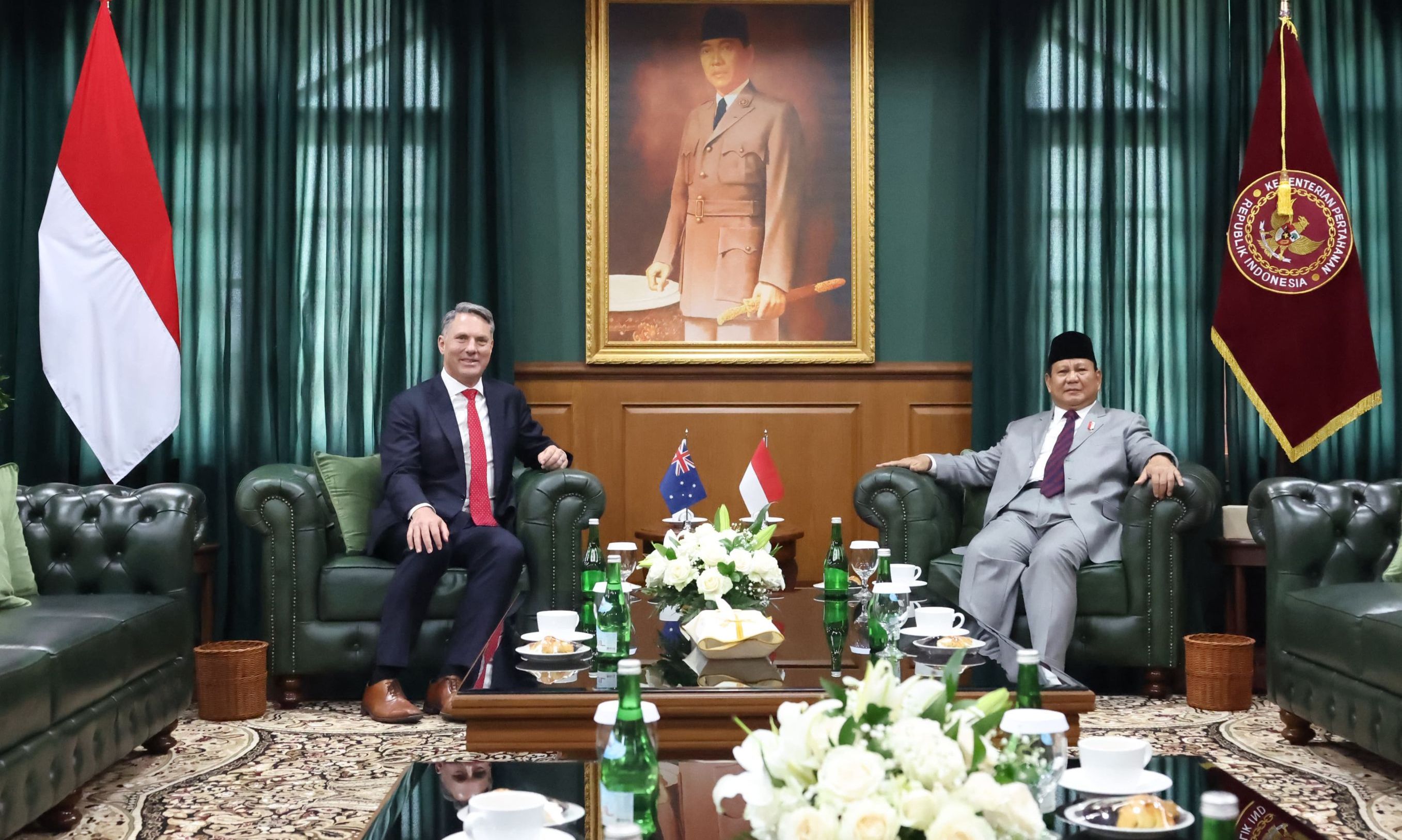 Prabowo Tanda Tangani Perjanjian Kerja Sama Pertahanan RI-Australia di Akmil Magelang <b>(Istimewa)</b>