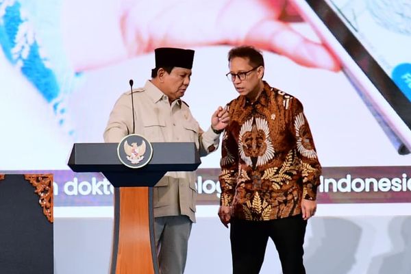 Prabowo Subianto dan Menkes Budi Gunadi