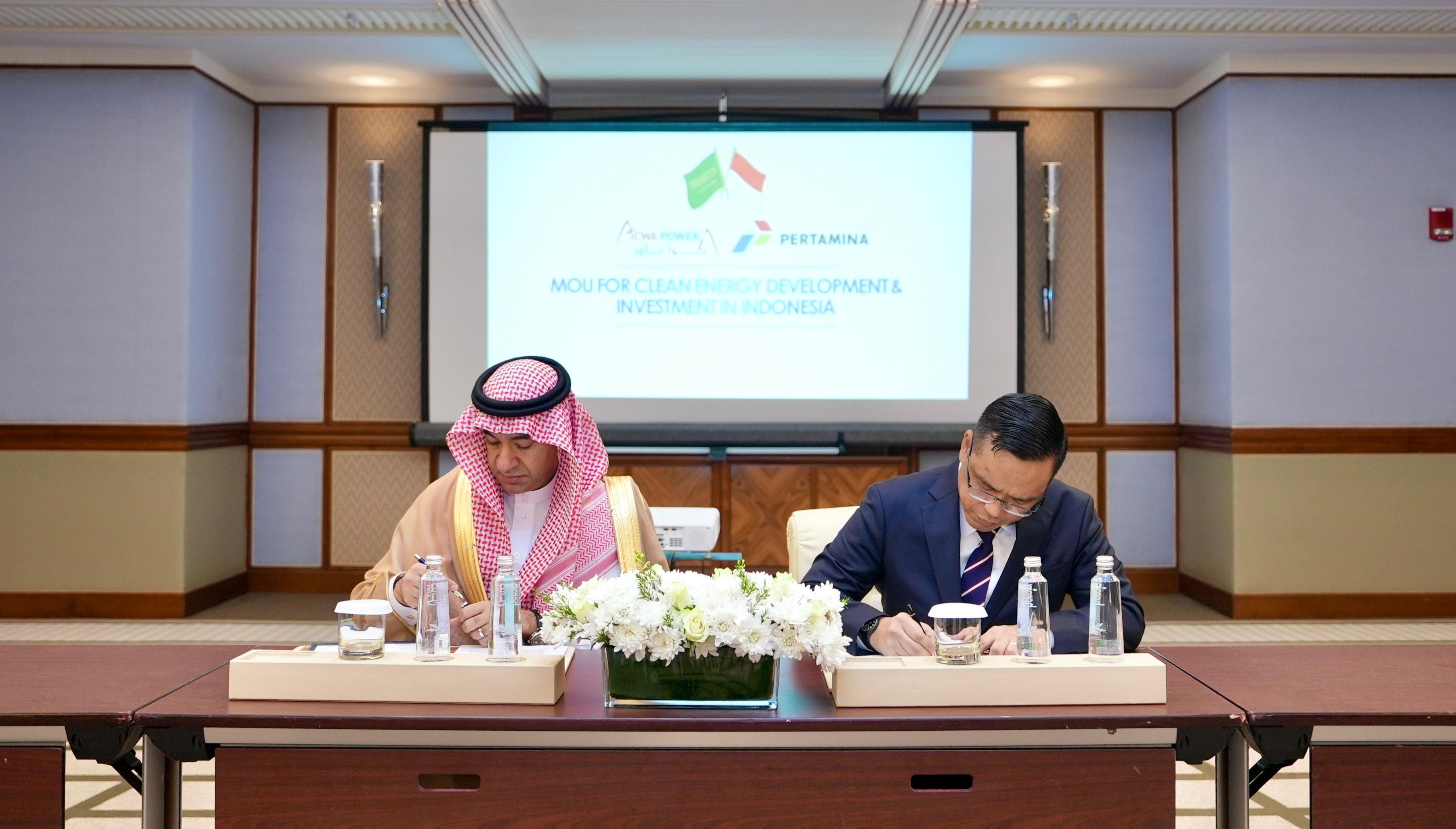 Kembangkan Teknologi Energi Bersih Skala Global, Pertamina Gandeng ACWA Power Arab Saudi <b>(Istimewa)</b>