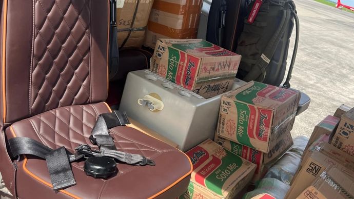 Heli Angkut Logistik hingga Al Quran Terus Diterbangkan ke Aceh Tamiang