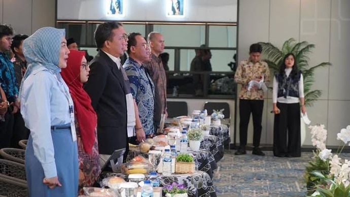 Suasana pembukaan Sosialisasi Manajemen Arsip BAKTI Komdigi 2026 di Jakarta. Kegiatan ini mengangkat tema 