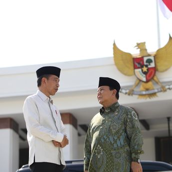 Jokowi dan Prabowo Kompak Kunker Bareng Tinjau IKN Bersama Pejabat Tinggi TNI-Polri