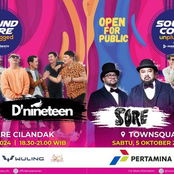 Soundcore Unplugged Nusantara TV Manggung Lagi, Boyong Grup Band Sore dan D’nineteen