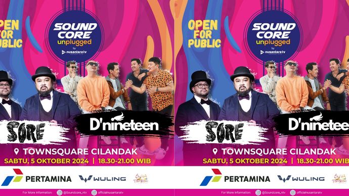 Soundcore Unplugged Nusantara TV Manggung Lagi, Boyong Grup Band Sore dan D&rsquo;nineteen