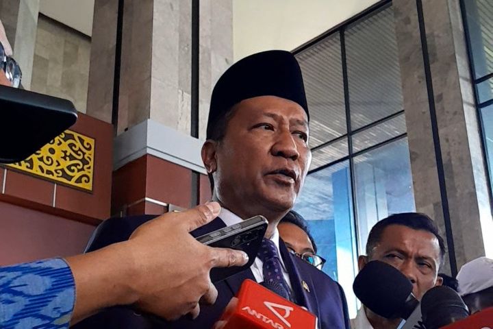 Menteri Hukum (Menkum) Supratman Andi Agtas <b>(NTVNews.id/ Adiansyah)</b>