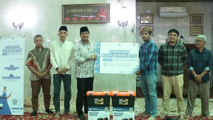 BAZNAS RI dan UPZ Yayasan Amaliah Astra Bersinergi Gelar Pelatihan Teknisi AC <b>(Istimewa)</b>