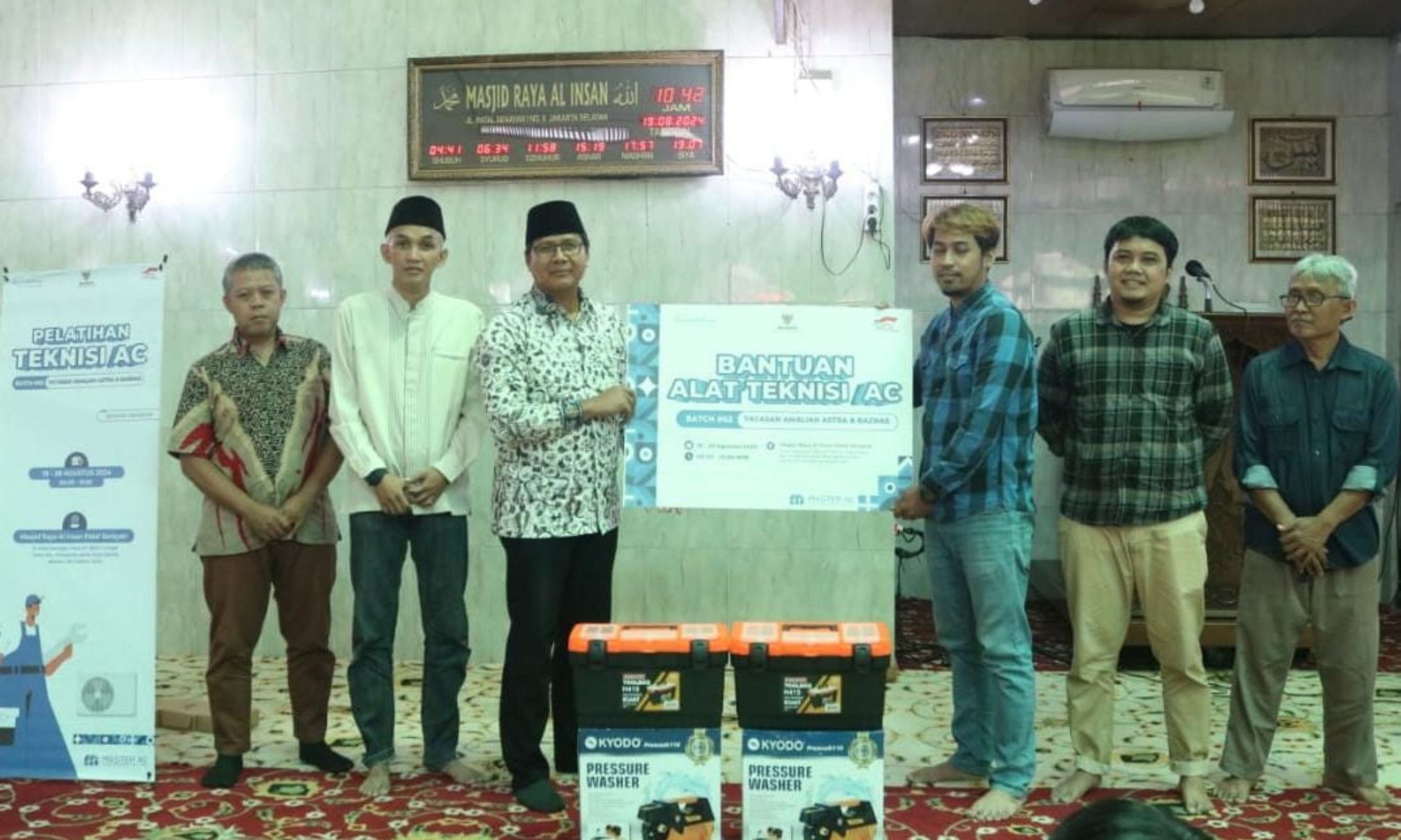 BAZNAS RI dan UPZ Yayasan Amaliah Astra Bersinergi Gelar Pelatihan Teknisi AC <b>(Istimewa)</b>