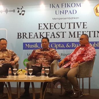 Potensi Royalti di Indonesia Capai Rp3 Triliun, Baru Terealisasi Rp200 Miliar
