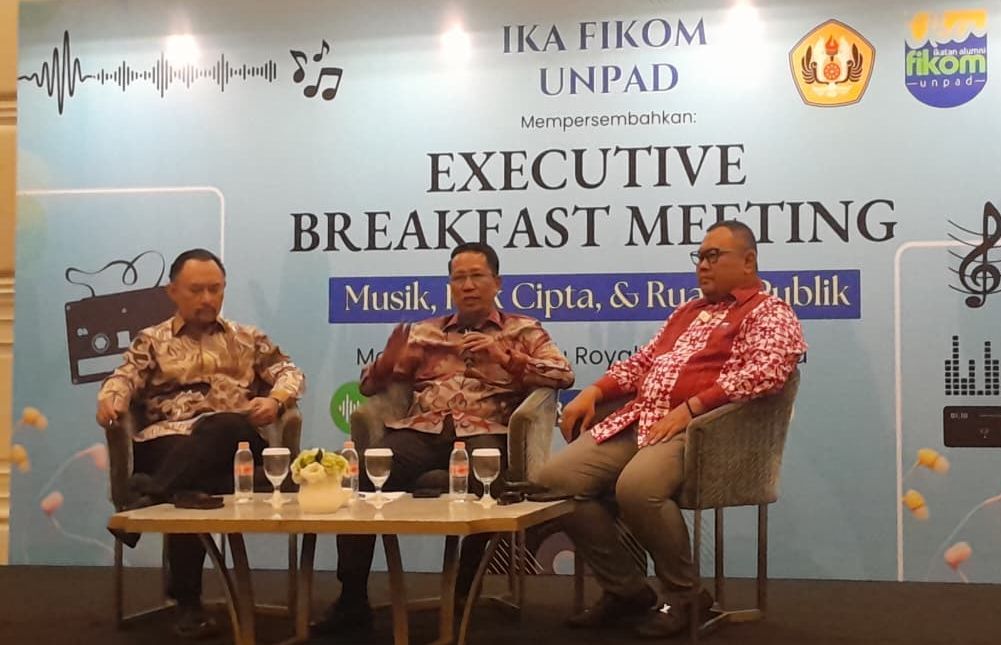 Executive Breakfast Meeting IKA Fikom Unpad, di Jakarta, Rabu, 8 Oktober 2025. <b>(NTVNews.id/ Adiansyah)</b>