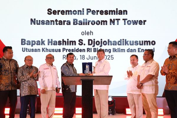 Hashim Djojohadikusumo Resmikan Nusantara Ballroom NT Tower